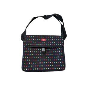 DICKIES Crossbody messenger satchel/bag Lots of pockets! , LAPTOP SLEEVE; Stars